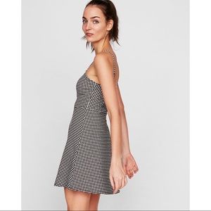 Express Dresses - Express Black & White Gingham Dress Express Dresses - Express Black & White Gingham Dress